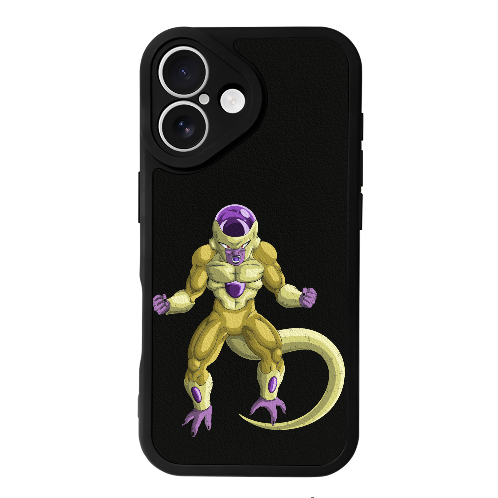 （画像用） ドラゴンボール フリーザ DRAGON BALL Frieza 【iPhone 16シリーズ対応】シリコンスマホケース（レザー調） 材質：シリコン